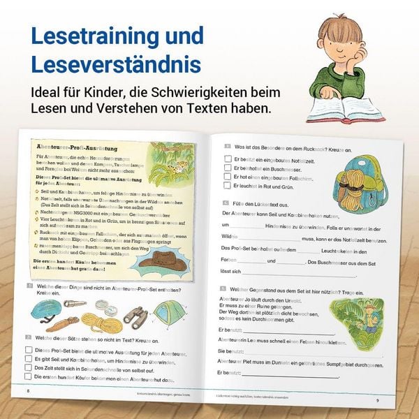 Produktbild: Das &Uuml;bungsheft Lesen 4
