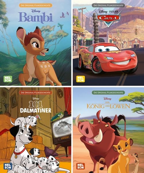 Produktbild: Nelson Mini-B&uuml;cher: 4er Disney Filmklassiker 17-20