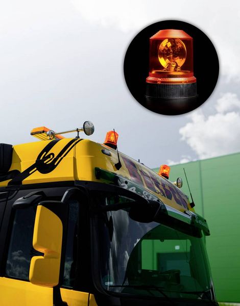 Produktbild: Osram Automotive Rundumleuchte Light Signal Halogen Beacon Light RBL101 24 V &uuml;ber Bordnetz Schraubmontage Orange