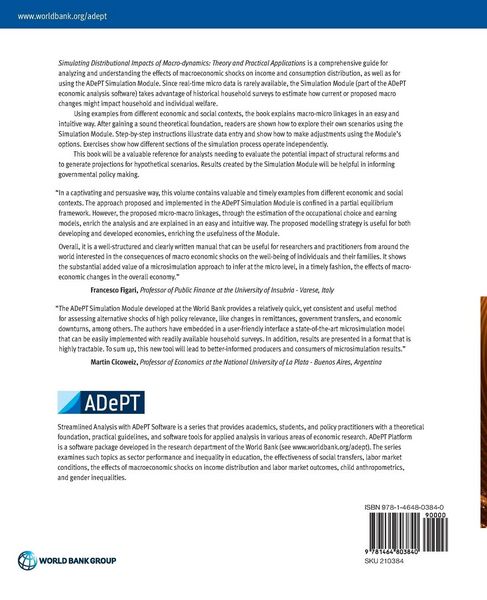 Produktbild: Simulating Distributional Impacts of Macro-dynamics