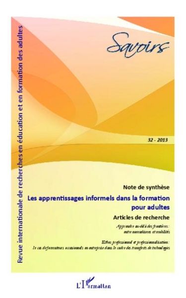 Produktbild: Les apprentissages informels dans la formation pour adultes