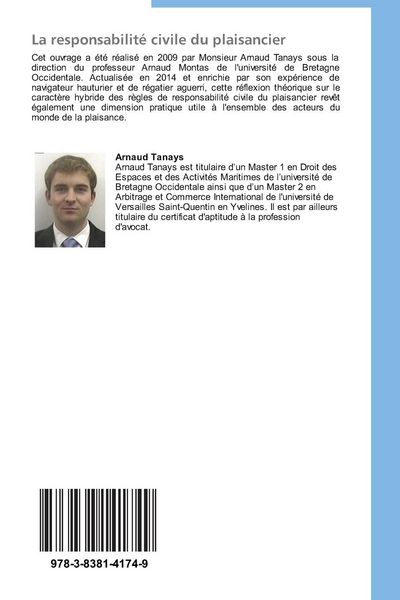 Produktbild: La responsabilit&eacute; civile du plaisancier