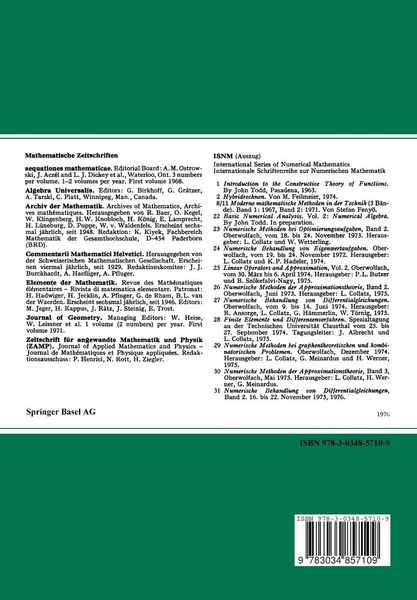Produktbild: Vorlesungen &uuml;ber Numerische Mathematik