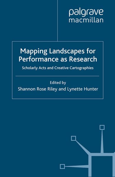 Produktbild: Mapping Landscapes for Performance as Research