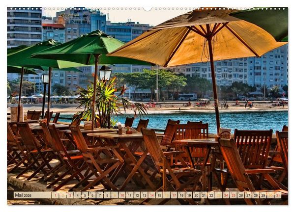 Produktbild: Rio de Janeiro, Stadt des Sonnenscheins (Wandkalender 2026 DIN A2 quer), CALVENDO Monatskalender