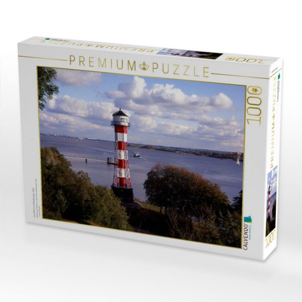 Produktbild: CALVENDO Puzzle Leuchtturm Wittenbergen, Elbe | 1000 Teile Lege-Gr&ouml;&szlig;e 64x48cm Foto-Puzzle f&uuml;r gl&uuml;ckliche Stunden