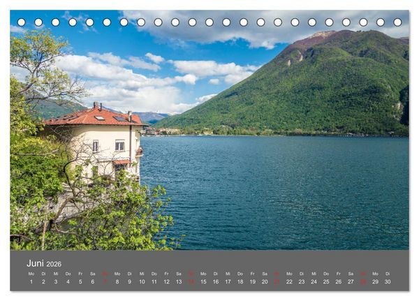 Produktbild: Tessin, zwischen Lago Maggiore und Lugano (Tischkalender 2026 DIN A5 quer), CALVENDO Monatskalender