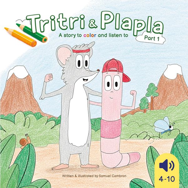 Produktbild: Tritri and Plapla - A story to color and listen to