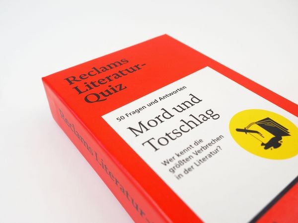 Produktbild: Mord und Totschlag. Wer kennt die gr&ouml;&szlig;ten Verbrechen in der Literatur? 50 Fragen und Antworten f&uuml;r B&uuml;chermenschen