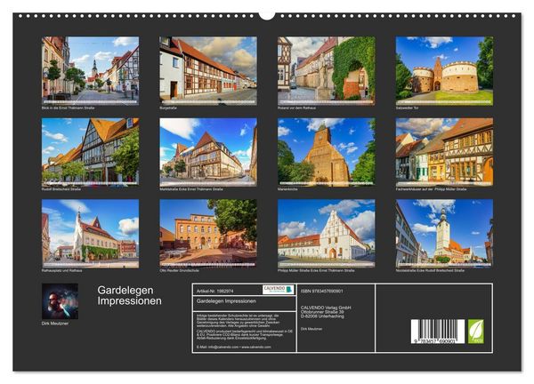 Produktbild: Gardelegen Impressionen (hochwertiger Premium Wandkalender 2026 DIN A2 quer), Kunstdruck in Hochglanz