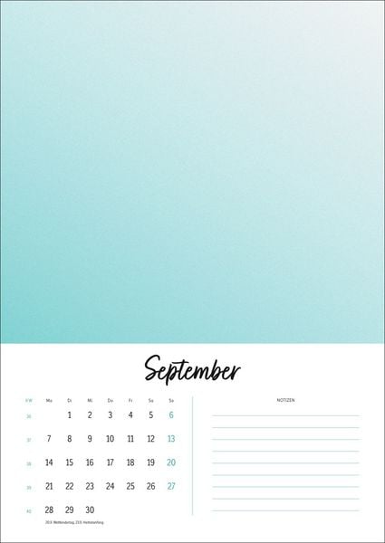 Produktbild: Kreativkalender Design A4 2026