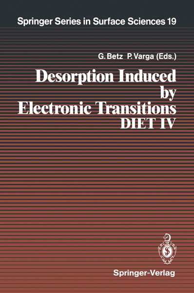 Produktbild: Desorption Induced by Electronic Transitions DIET IV