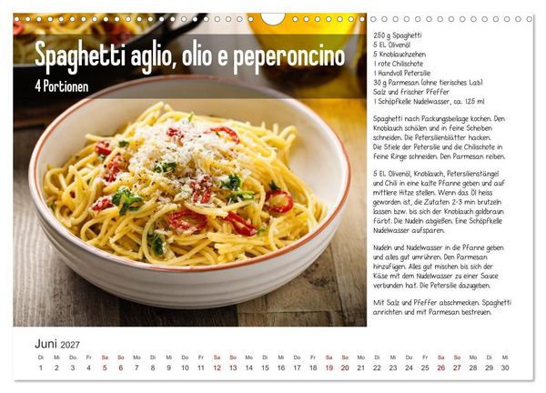 Produktbild: Fleischlos gl&uuml;cklich - 12 Foodfotos mit leckeren Rezepten (Wandkalender 2027 DIN A3 quer), CALVENDO Monatskalender