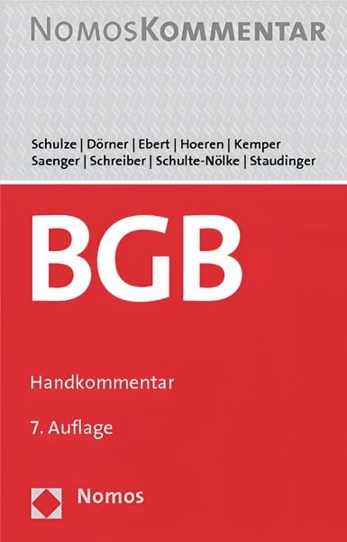 Produktbild: B&uuml;rgerliches Gesetzbuch