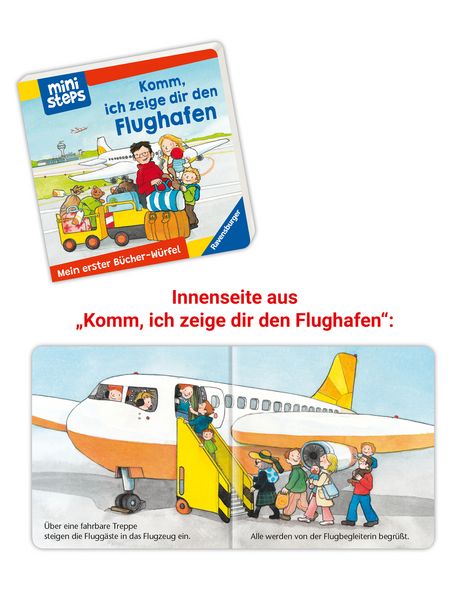 Produktbild: Ministeps: Mein erster Bücher-Würfel: Kita, Zoo und Feuerwehr (Bücher-Set)
