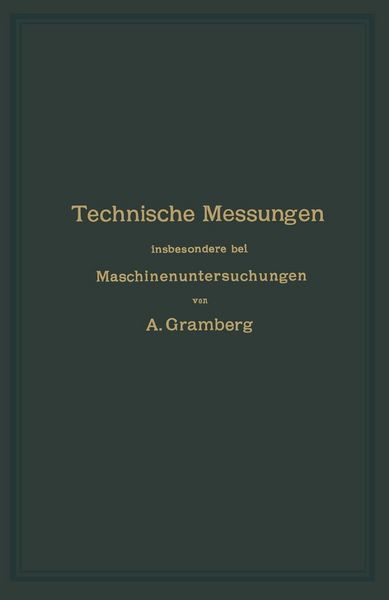 Produktbild: Technische Messungen insbesondere bei Maschinenuntersuchungen