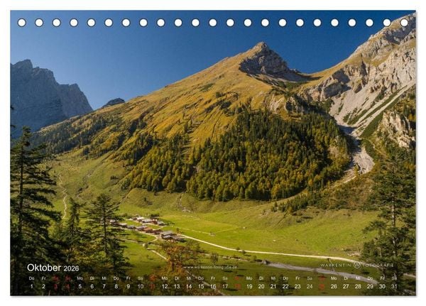 Produktbild: Gro&szlig;er Ahornboden - Europas gro&szlig;er Ahornwald (Tischkalender 2026 DIN A5 quer), CALVENDO Monatskalender