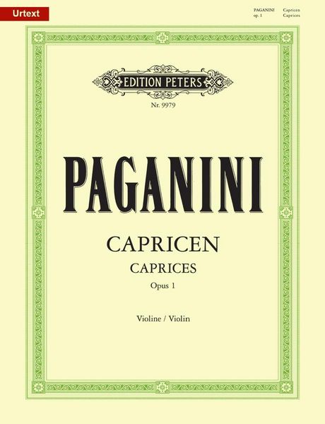 Produktbild: 24 Capricen f&uuml;r Violine solo op. 1
