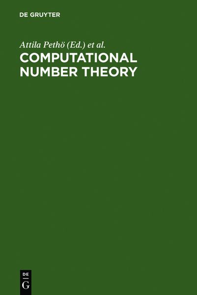 Produktbild: Computational Number Theory