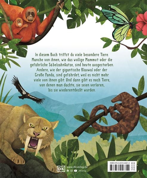 Produktbild: Tiere: 50 Geschichten &uuml;ber Mammut, Panda, Elefant und Co.
