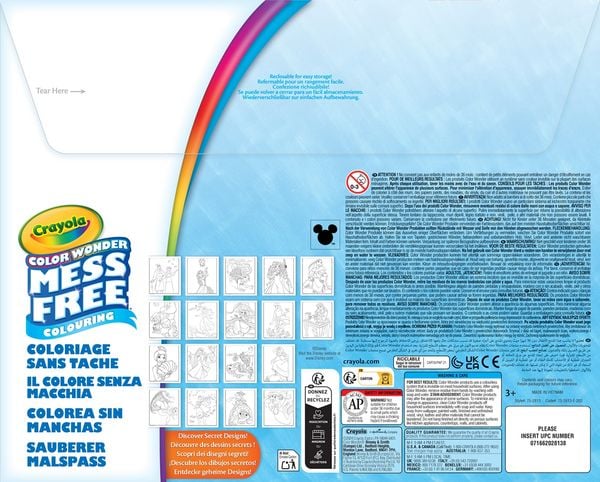 Produktbild: CRAYOLA - Color Wonder Malspass Disney Prinzessinnen