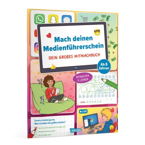 Produktbild: Mach deinen Medienf&uuml;hrerschein: Dein gro&szlig;es Mitmachbuch