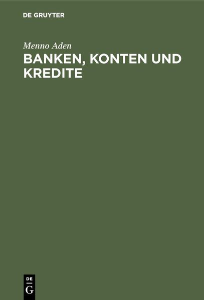Produktbild: Banken, Konten und Kredite