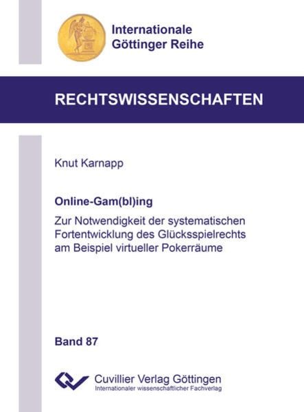 Online-Gam(bl)ing, Taschenbuch von Knut Karnapp, Cuvillier Verlag, 9783736999909