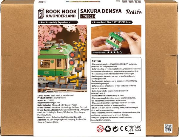 Produktbild: Book Nook DIY B&uuml;cherecke Sakura Densya