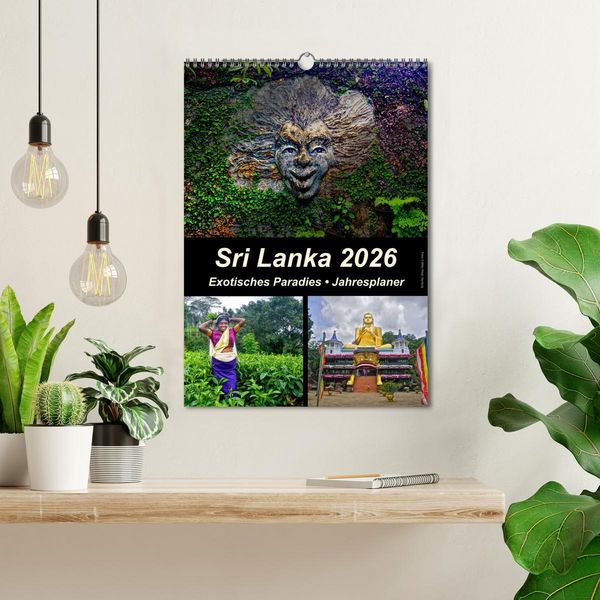 Produktbild: Sri Lanka 2026 - Exotisches Paradies - Jahresplaner (Wandkalender 2026 DIN A3 hoch), CALVENDO Monatskalender