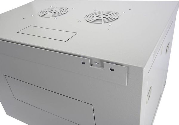 Produktbild: Digitus DN-19 07-U-EC 19 Zoll Wandgeh&auml;use (B x H x T) 600 x 416 x 450 mm 7 HE Lichtgrau (RAL 7035)