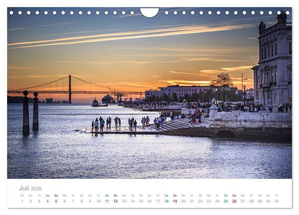 Produktbild: Lissabon - Stadt der K&ouml;nige (Wandkalender 2026 DIN A4 quer), CALVENDO Monatskalender