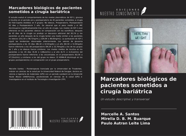 Produktbild: Marcadores biol&oacute;gicos de pacientes sometidos a cirug&iacute;a bari&aacute;trica