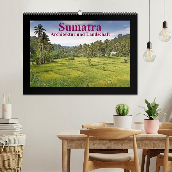 Produktbild: Sumatra &ndash; Architektur und Landschaft (Wandkalender 2026 DIN A2 quer), CALVENDO Monatskalender