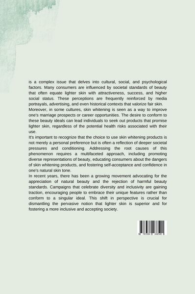 Produktbild: Buying Whiteness: Why Consumers Choose Skin Whitening Products