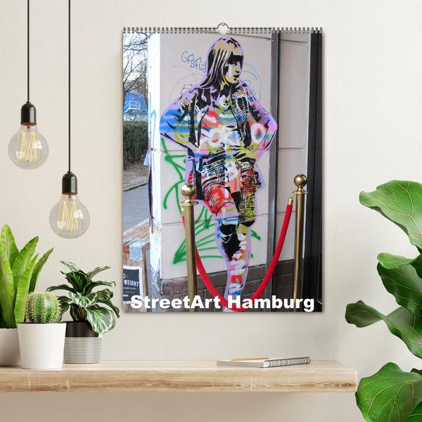 Produktbild: Hamburg StreetArt (Wandkalender 2026 DIN A2 hoch), CALVENDO Monatskalender