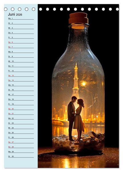 Produktbild: Voll die Flasche (Tischkalender 2026 DIN A5 hoch), CALVENDO Monatskalender