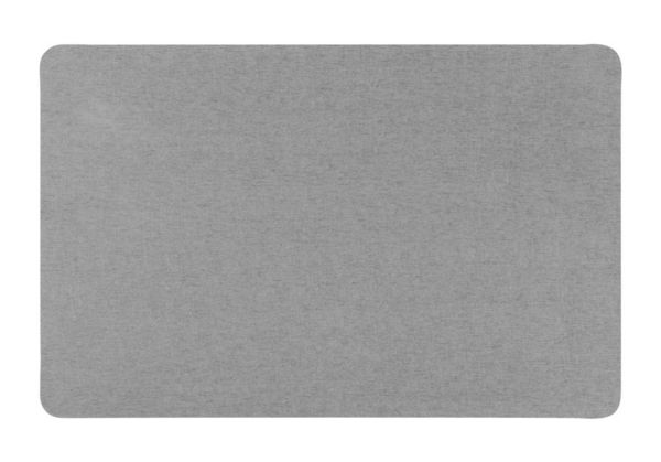 Produktbild: Schnelltrocknende Badematte Grau, aus 100 % Polyester