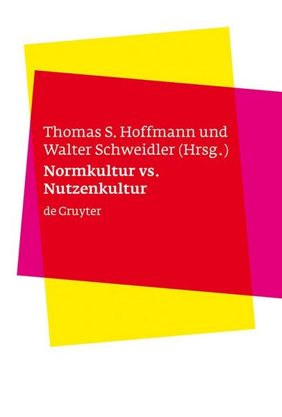 Produktbild: Normkultur versus Nutzenkultur