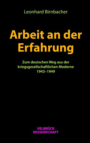 Produktbild: Arbeit an der Erfahrung