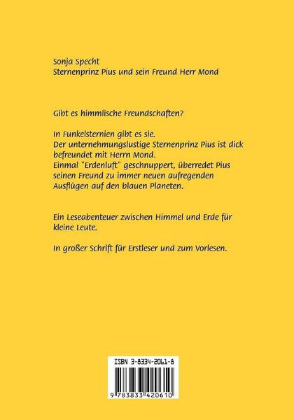 Produktbild: Sternenprinz Pius und sein Freund Herr Mond