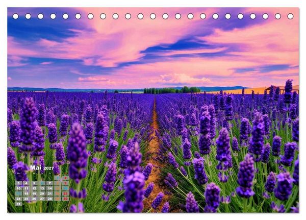 Produktbild: Lavendel f&uuml;r deine Sinne (Tischkalender 2027 DIN A5 quer), CALVENDO Monatskalender