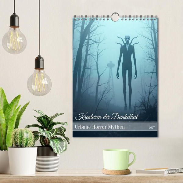 Produktbild: Kreaturen der Dunkelheit - Urbane Horror Mythen (Wandkalender 2027 DIN A4 hoch), CALVENDO Monatskalender