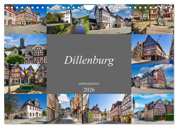 Produktbild: Dillenburg Impressionen (Wandkalender 2026 DIN A4 quer), CALVENDO Monatskalender