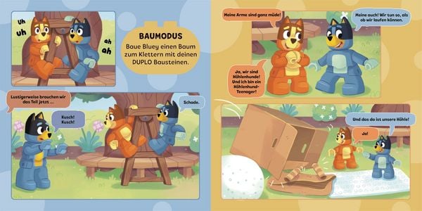 Produktbild: LEGO DUPLO Bluey Verpackung. Ein Bilderbuch