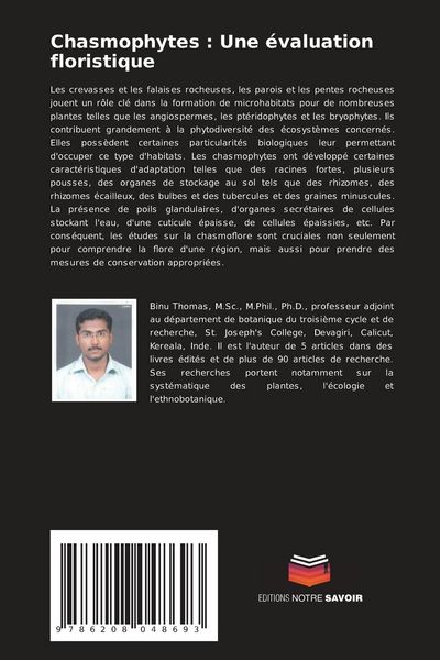 Produktbild: Chasmophytes : Une &eacute;valuation floristique