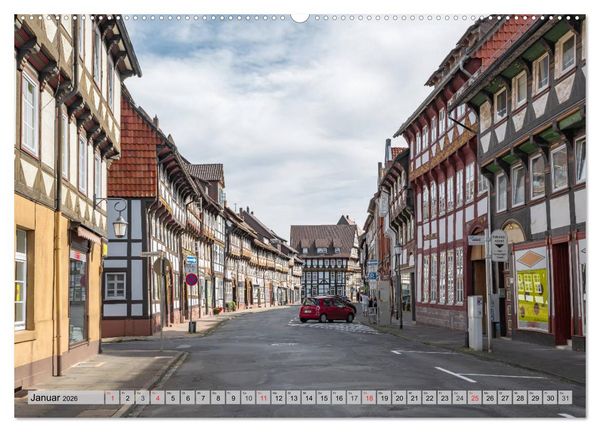 Produktbild: Historisches Fachwerk - Stadt Einbeck (hochwertiger Premium Wandkalender 2026 DIN A2 quer), Kunstdruck in Hochglanz