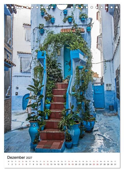 Produktbild: Marokko - Chefchaouen (Wandkalender 2027 DIN A4 hoch), CALVENDO Monatskalender