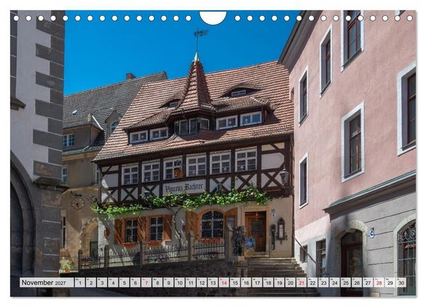 Produktbild: S&auml;chsische Sehnsucht - Ein Jahr zwischen Mei&szlig;en und Radebeul (Wandkalender 2027 DIN A4 quer), CALVENDO Monatskalender