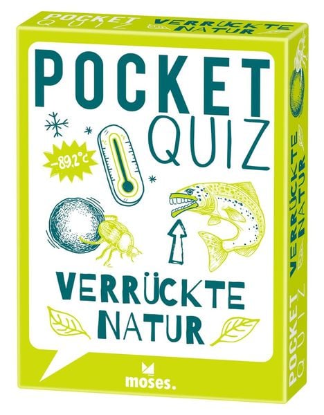 Produktbild: Moses. - Pocket Quiz Verrückte Natur